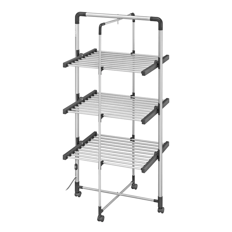 GreatfindsUK 3-Tier Heated Airer, unfolded, front view